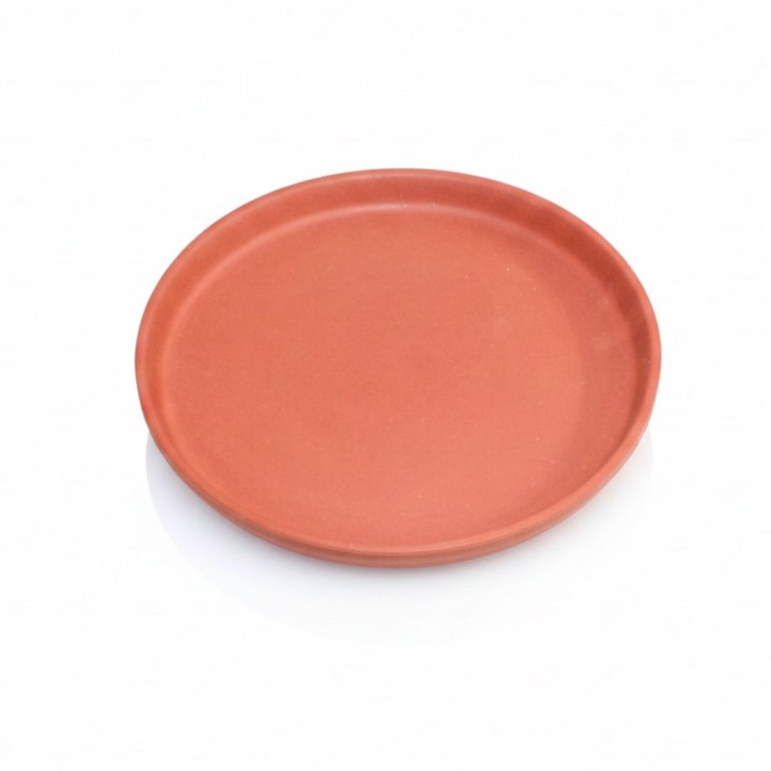 Exquisite 11-Inch Clay Plate for Sustainable Dining - 028